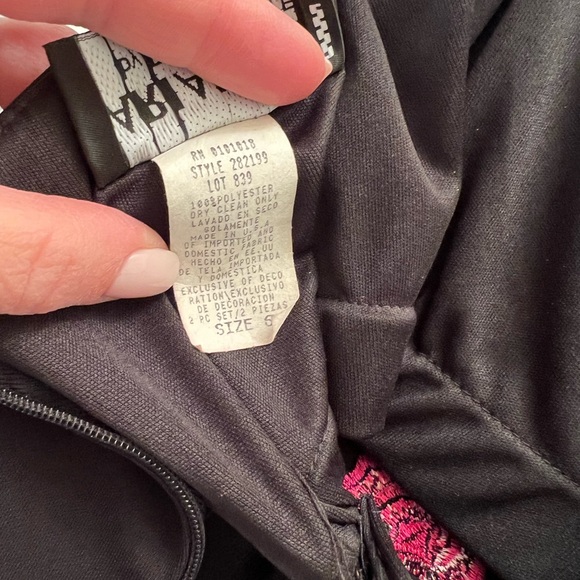 Arianna/Rachel Kaye gorgeous sleeveless gown w amazing embroidery. Size 6. - Picture 9 of 11